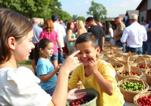 Family berry picking day event at Playriteb Farm