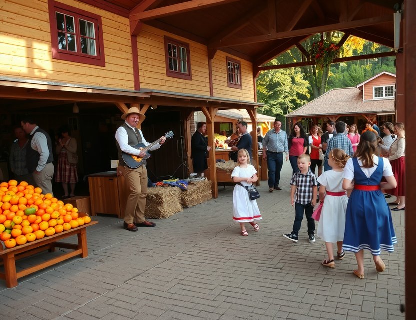 Harvest festival with music and crafts